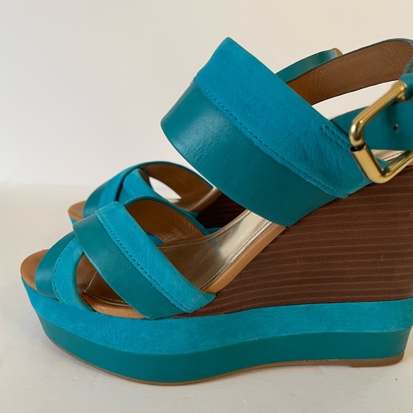 Coach wedge open toe sandals - Picture 4 of 8